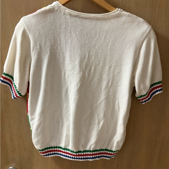 Liz Sport Women’s Argyle and Cable Knit Cardigan from the 80s/90s - Picture 5 of 5